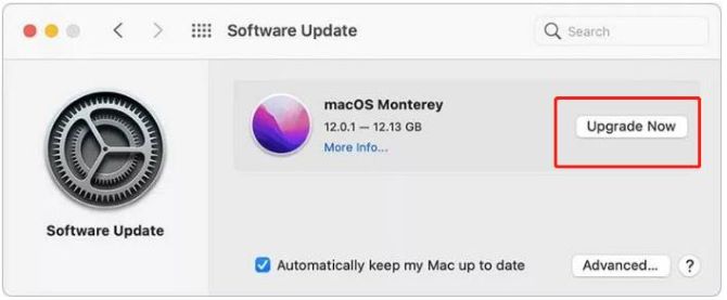 mac click upgrade now