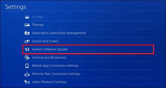 ps4 controller click system software update