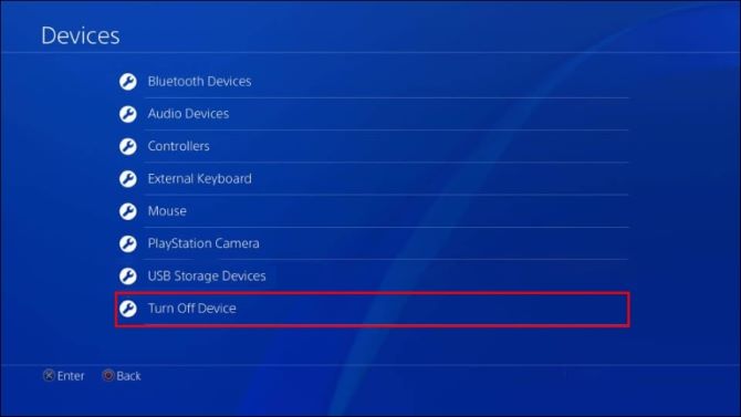 ps4 controller not charing click turn off device