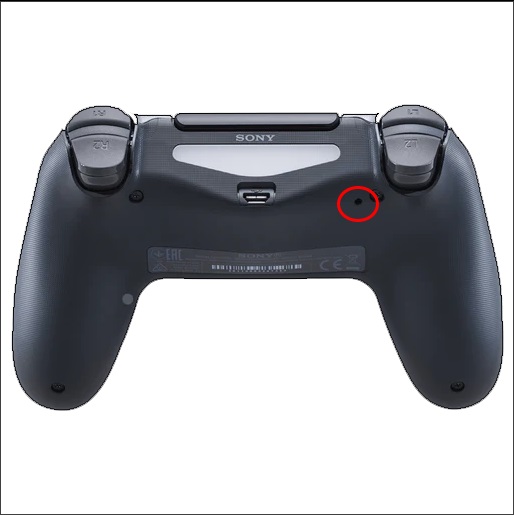 ps4 controller not charging the reset button