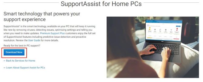 download dell supportassist for dell pcs