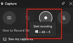 record without permission pc game bar start record