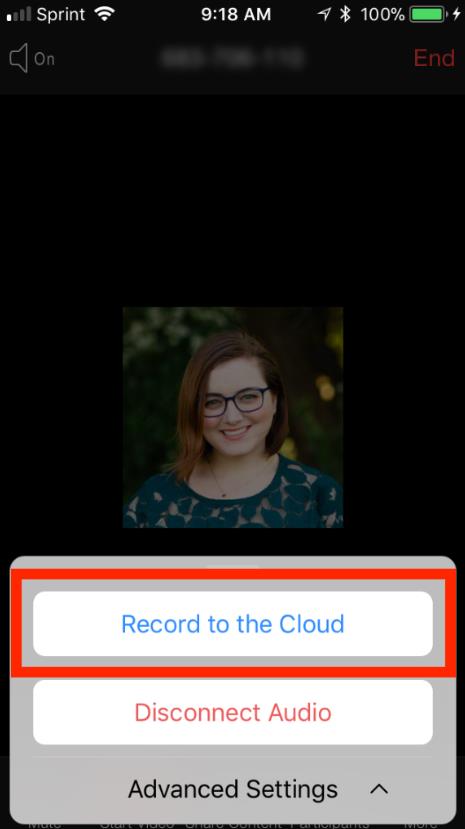 record zoom meeting with permission host iphone android record to cloud