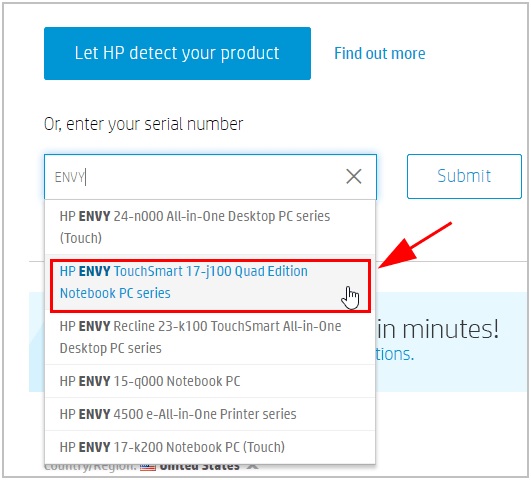 hp bluetooth driver input device model