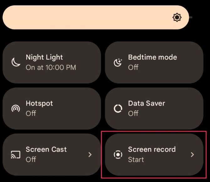 webex record on android screen