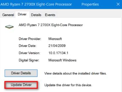 amd ryzen processors click update driver