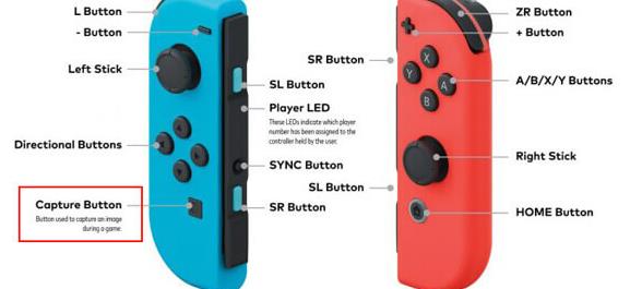 switch built in recorder capture button