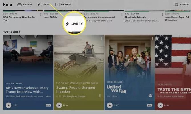 cloud dvr hulu live tv