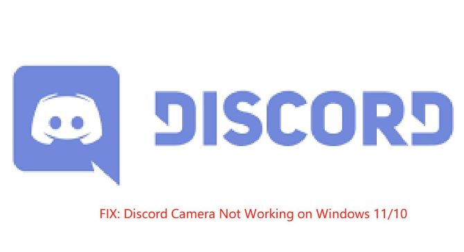 discord camera not working