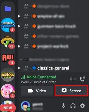discord on pc share screen
