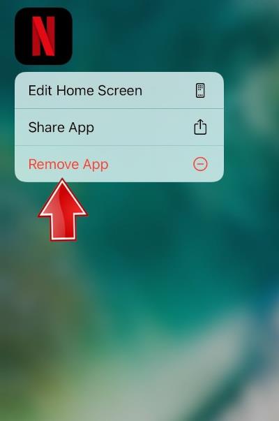 iphone remove netflix