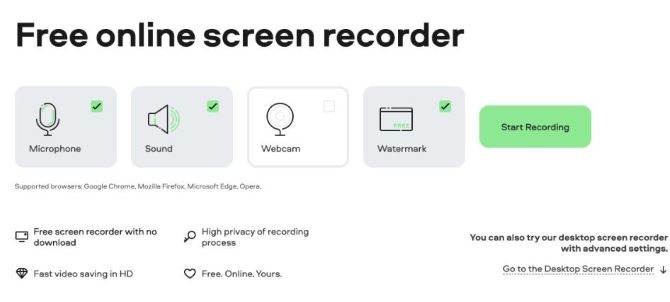 screen capture online recorder mac