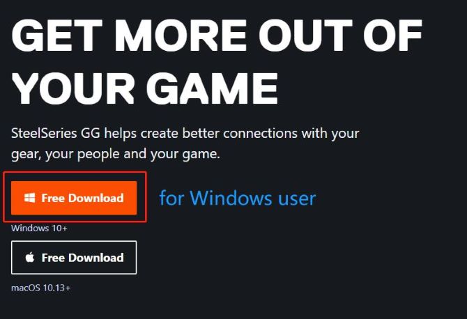 download steelseries gg for windows