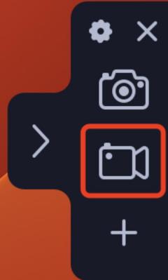 movavi screen recorder for mac select camera icon