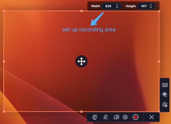 movavi screen recorder mac select recording area