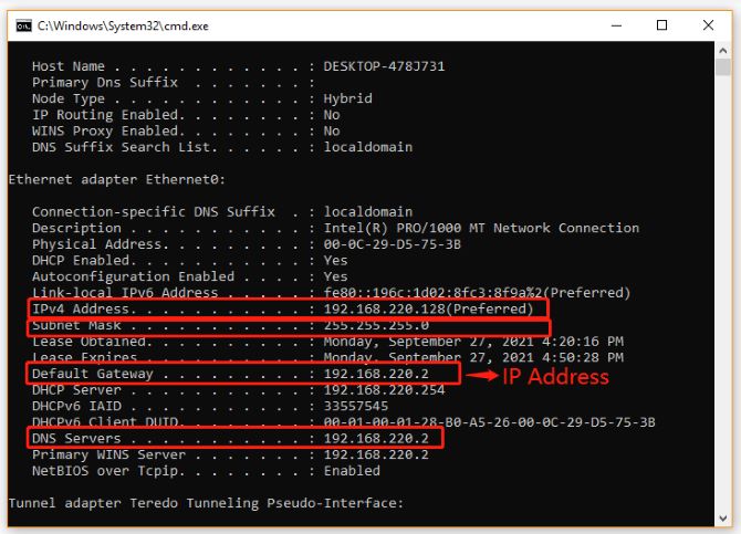 note download ip and computer information