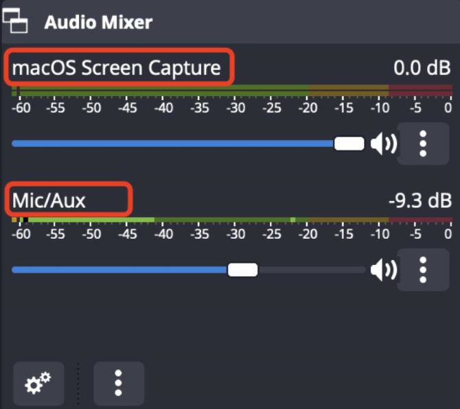 obs studio adjust audio