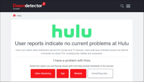 check hulu server status