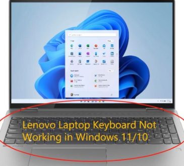 lenovo laptop keyboard not working