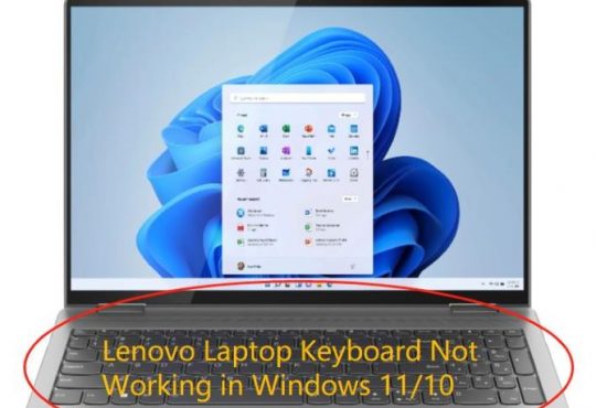 lenovo laptop keyboard not working