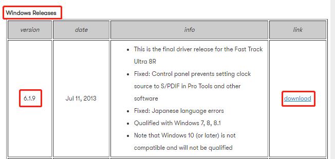 maudio fast track ultra drivers click download for windows