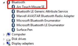 microsoft arc touch mouse driver expand bluetooth