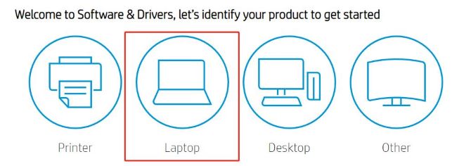 hp drivers click laptop