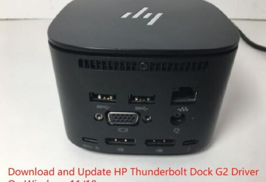 hp thunderbolt dock g2 driver