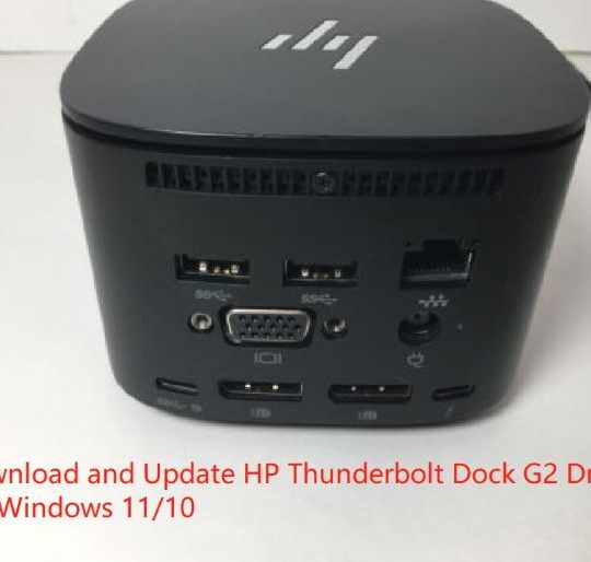 hp thunderbolt dock g2 driver