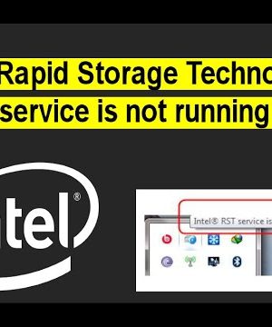 intel rst service not running