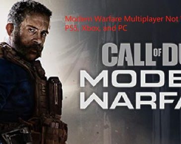 modern warfare multiplayer not working