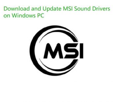 msi sound drivers download