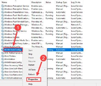 wlan autoconfig properties