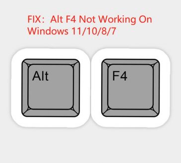 alt f4 not working