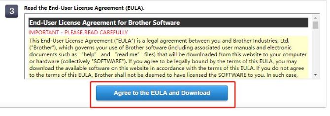 brother mfc 7860dw driver click agree to the eula and download