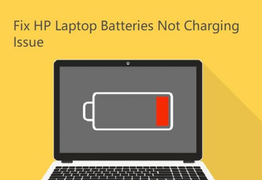 hp laptop batteries not charging