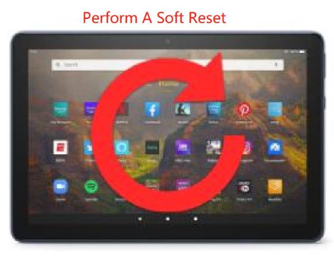 kindle fire perform a soft reset