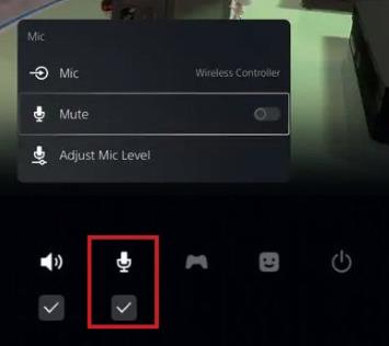 ps5 click mic icon