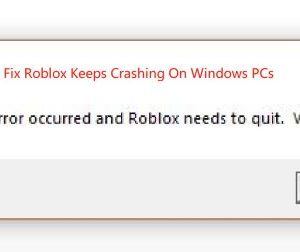 roblox keeps crashing