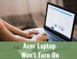 acer laptop wont turn on