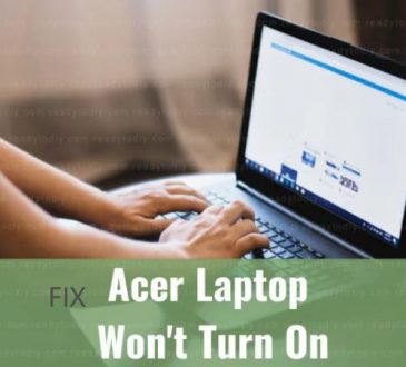 acer laptop wont turn on