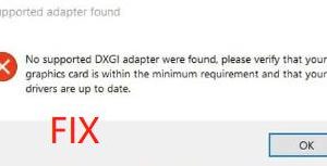mw2 no supported dxgi adapter