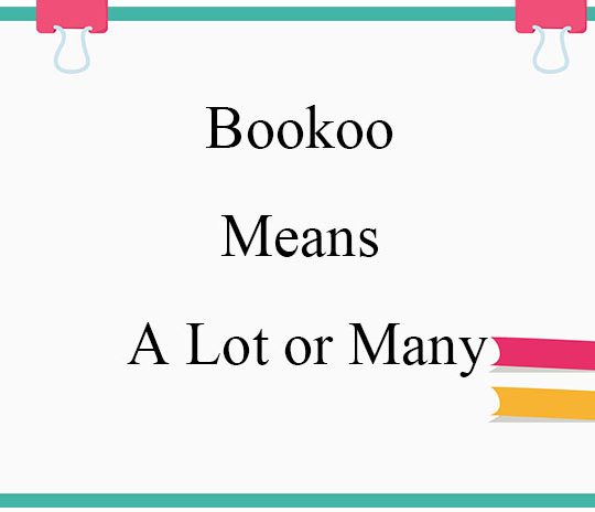 what does bookoo mean