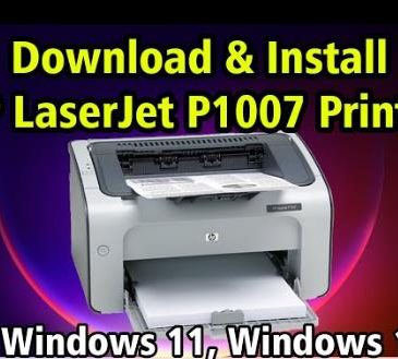 hp laserjet p1007 printer driver home page
