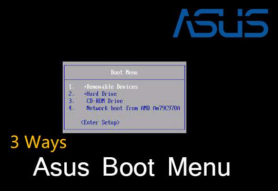 asus laptop boot menu key